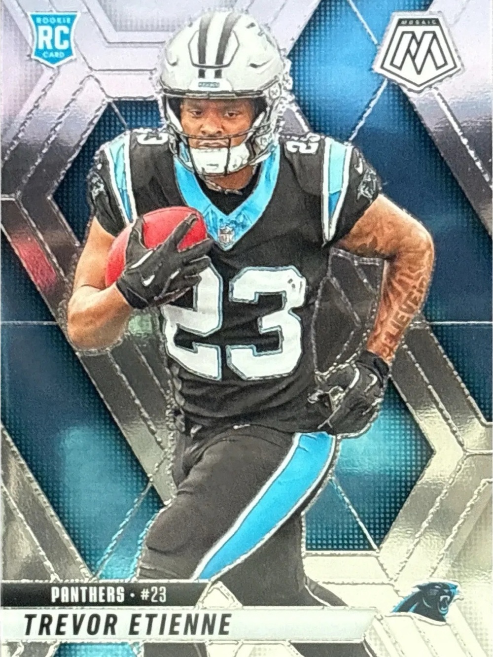 Panini Trevor Etienne Panthers Rookie Football Card